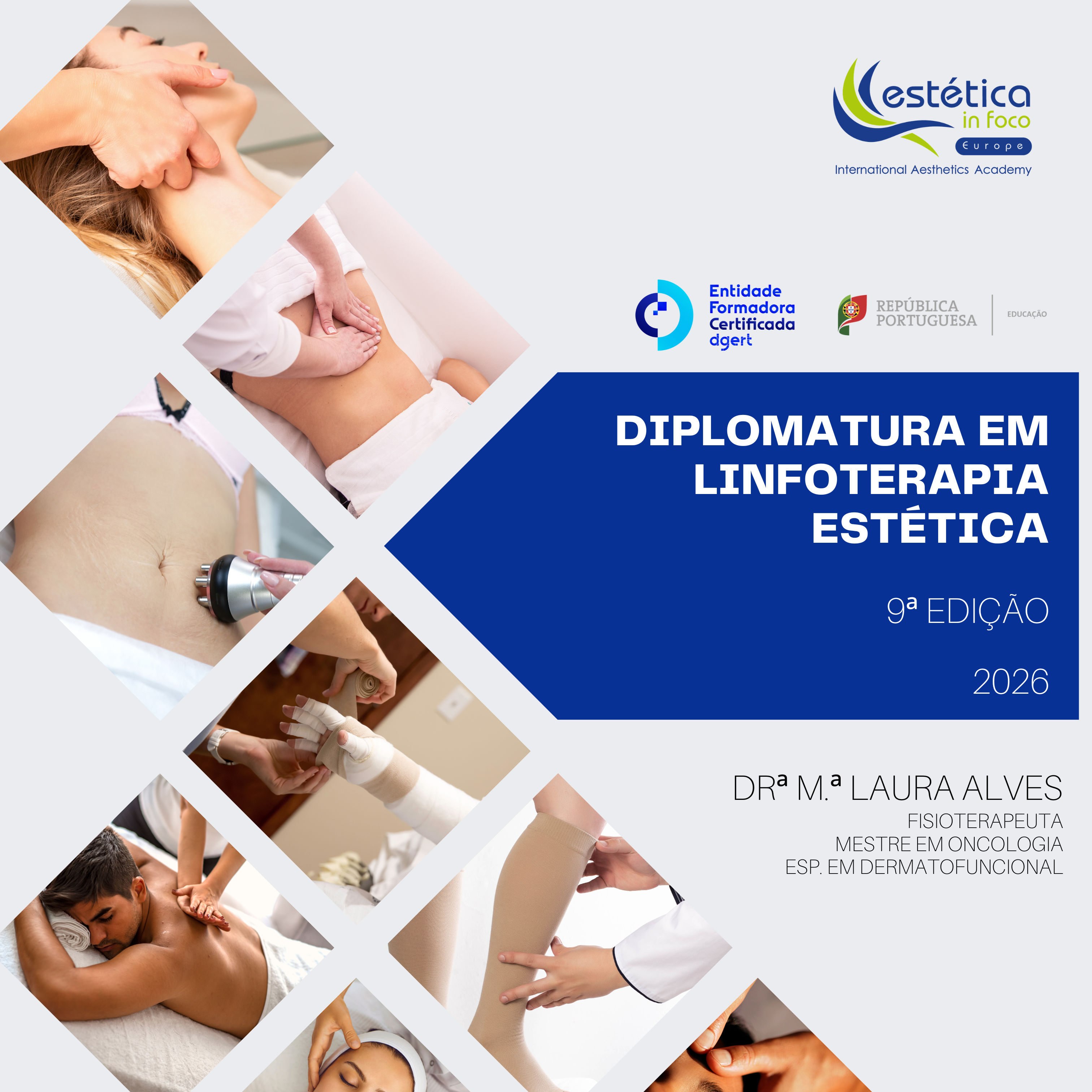 5 a 8 de Julho | Lisboa - Diplomatura em Linfoterapia Estética 9ª Edição